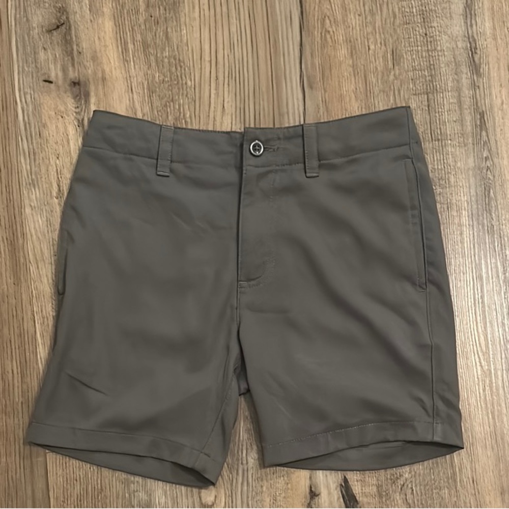 Class Club Gray Flat Front Shorts